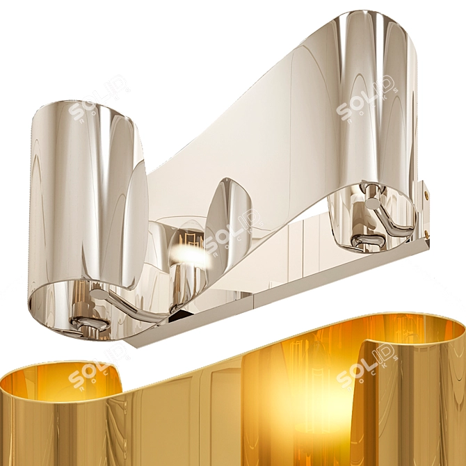 Elegant Eichholtz Crawley Wall Sconce 3D model image 1