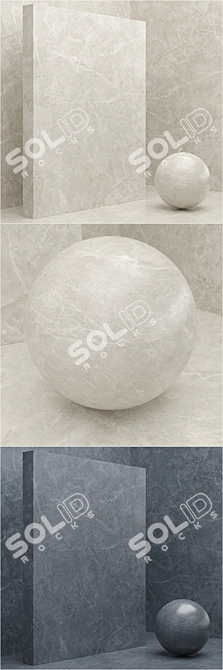 Seamless Marble Coating Plaster Kit 3D model image 2