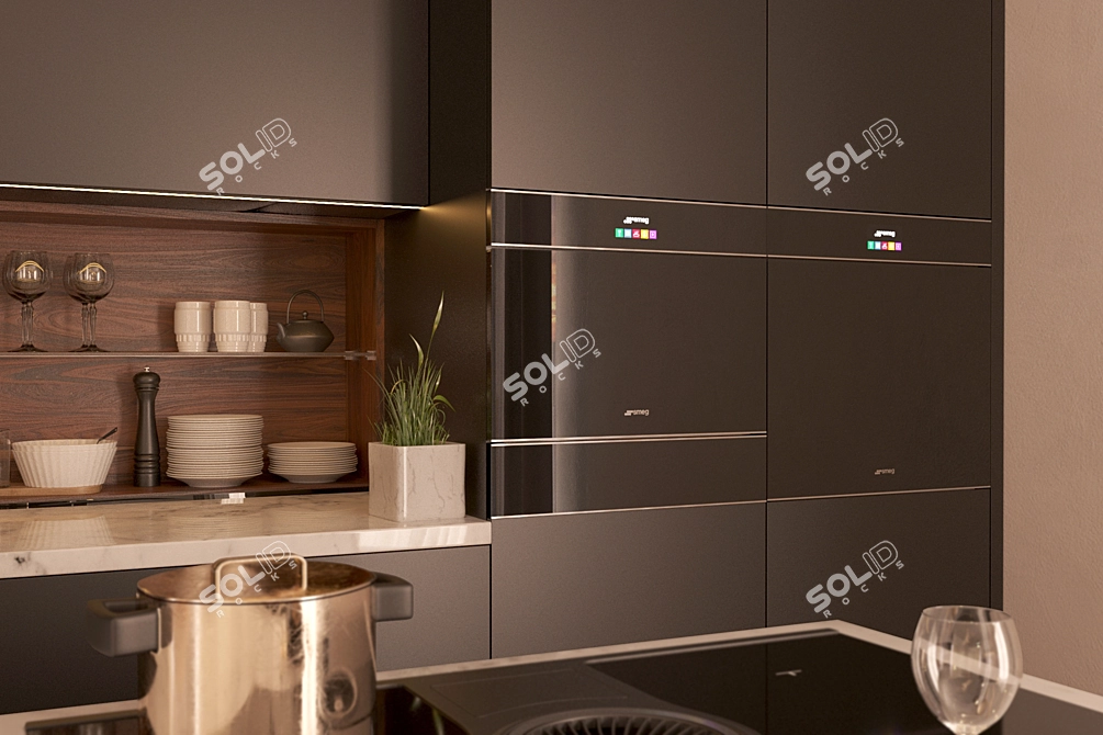 SMEG Dolce Stil Novo Home Appliances 3D model image 3