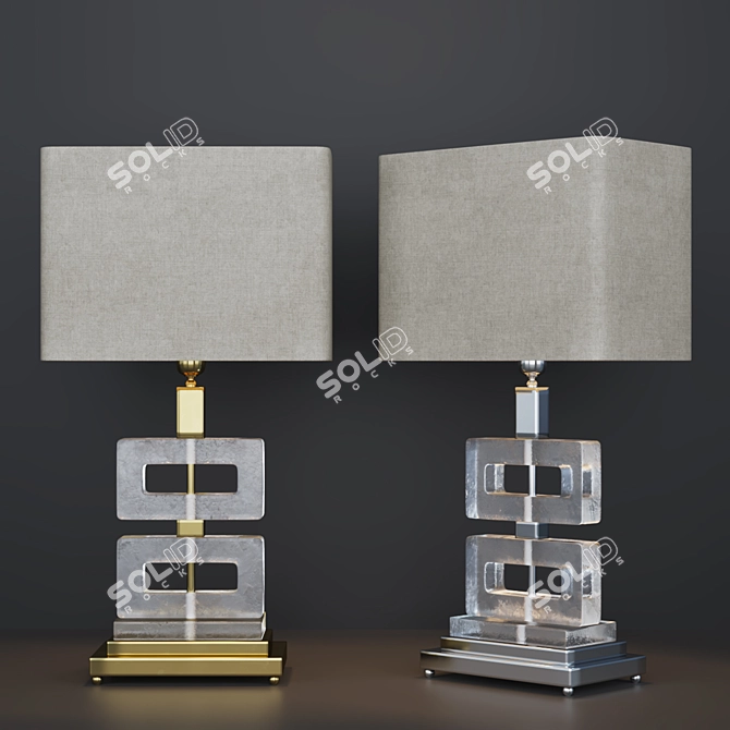 Elegant Eichholtz Umbria Table Lamp 3D model image 1