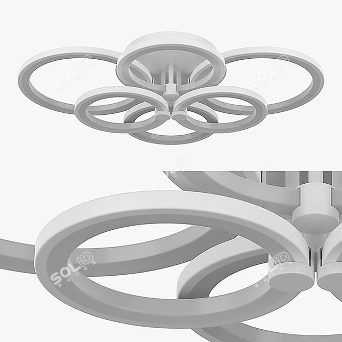 Breve Lightstar LED Ceiling Light 3D model image 2