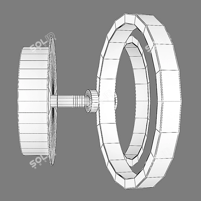 Lightstar 749 Breve LED Wall Sconce 3D model image 3