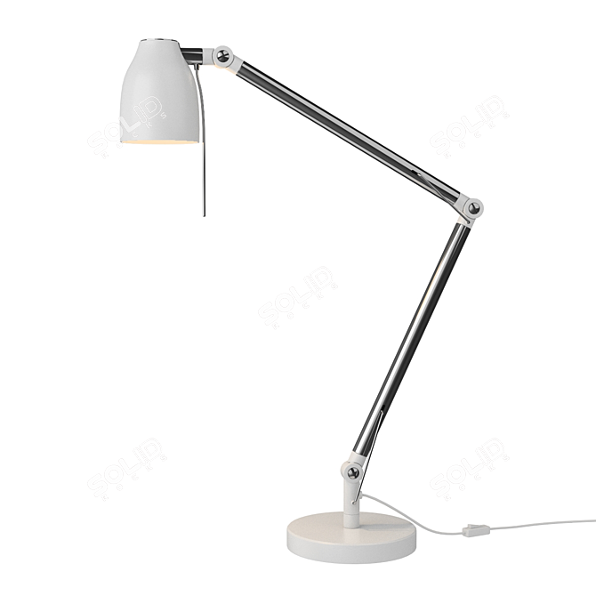 IKEA TRAL Table Lamp: Sleek Design, Warm Lighting 3D model image 1