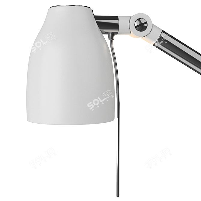 IKEA TRAL Table Lamp: Sleek Design, Warm Lighting 3D model image 2