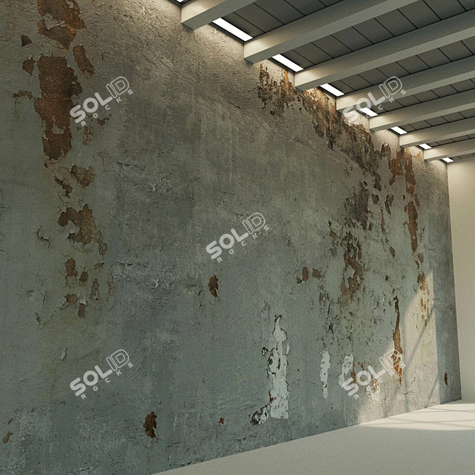 Decorative Plaster Material, Seamless Texture and Maps 3D model image 3