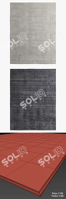 Restoration Hardware Rugs Collection 3D model image 3