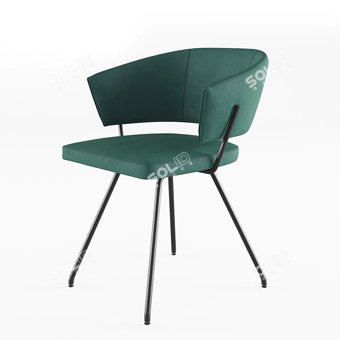 Elegant Bahia Chair: Modern Comfort 3D model image 2