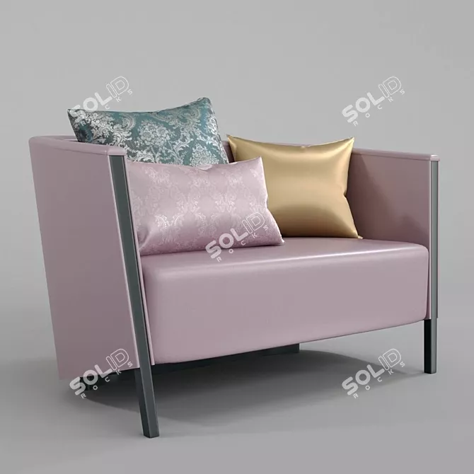 Luxury Italian-Designed Moroso Novecento Sofa 3D model image 1