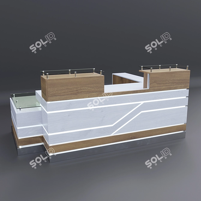 3DMax Reception: AutoCAD Design 3D model image 1