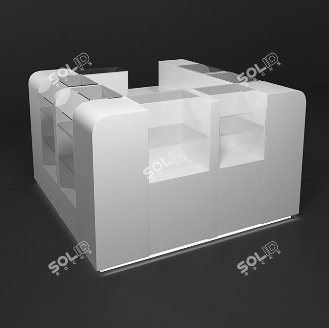 Compact Shopping Islet 3D model image 1