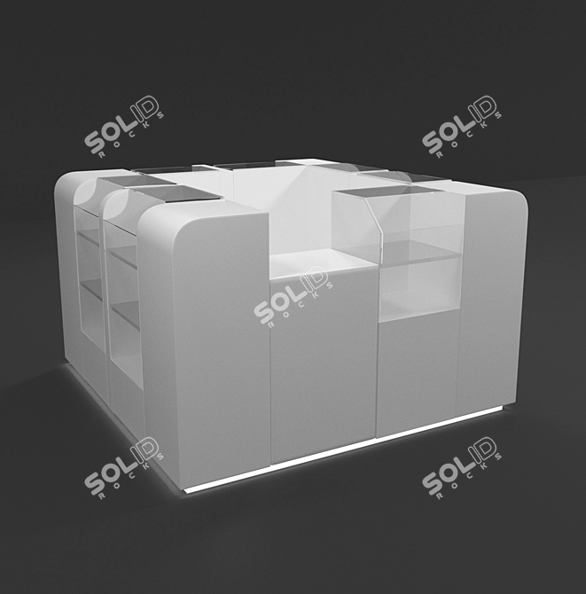 Compact Shopping Islet 3D model image 2