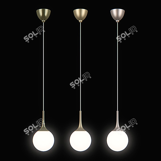 81301x Globo Lightstar Pendant Light 3D model image 2