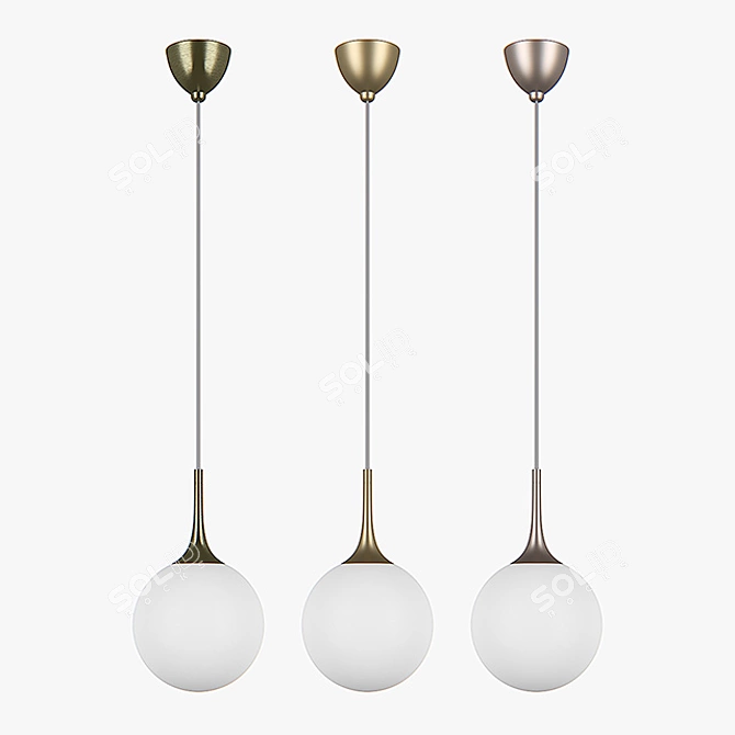 81302x Globo Lightstar Pendant Light 3D model image 1