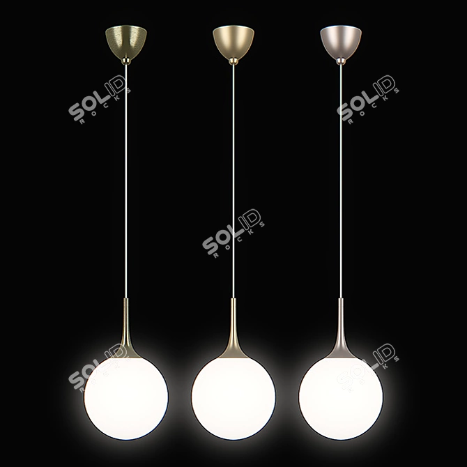 81302x Globo Lightstar Pendant Light 3D model image 2