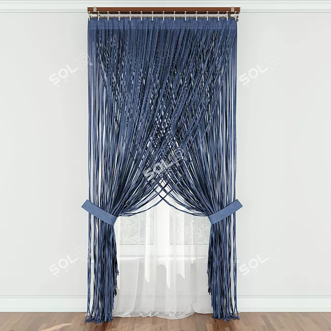 MAX Curtain Texture Pack 3D model image 1