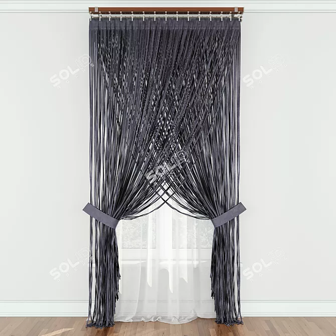 MAX Curtain Texture Pack 3D model image 2