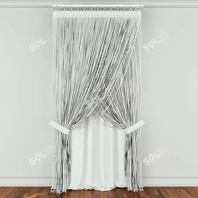 MAX Curtain Texture Pack 3D model image 3
