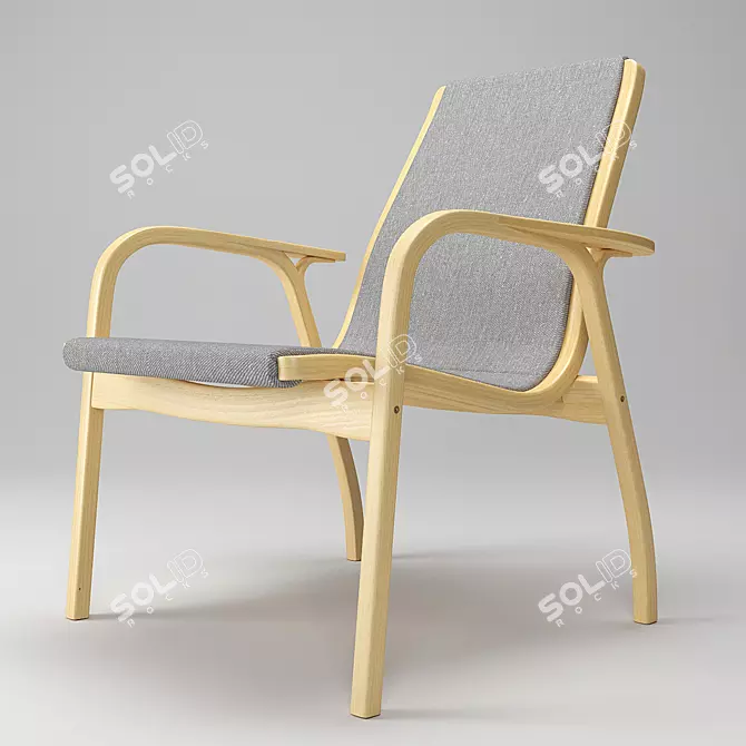 Laminett: Timeless Design, Lower Back 3D model image 1