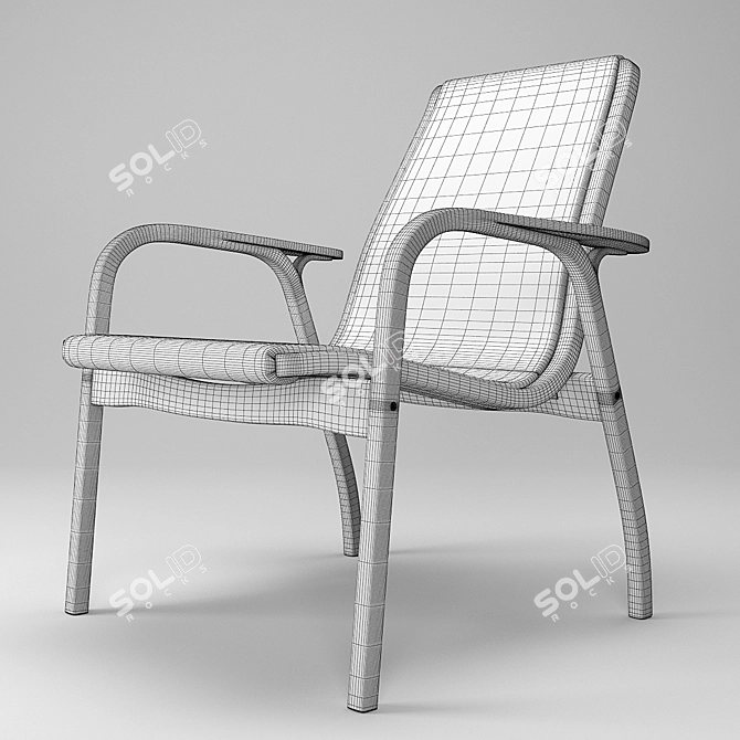 Laminett: Timeless Design, Lower Back 3D model image 3