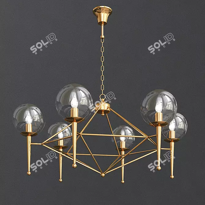 Ethereal Postmodern Lamp 3D model image 1
