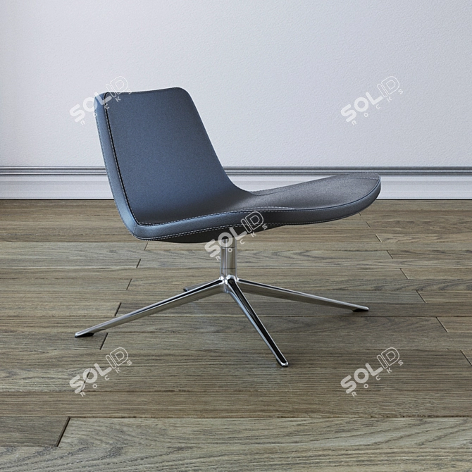 Hay Ray Lounge: Supreme Comfort and Style 3D model image 3