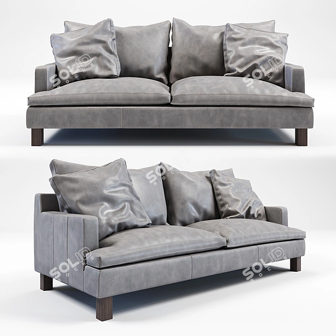 Luxury Furnishing: Timothy Oulton 2 Seater Sofa 3D model image 1