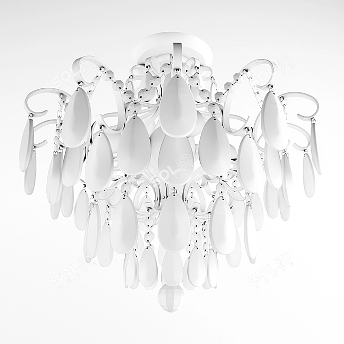 Elegant Freya Pendant Light 3D model image 3