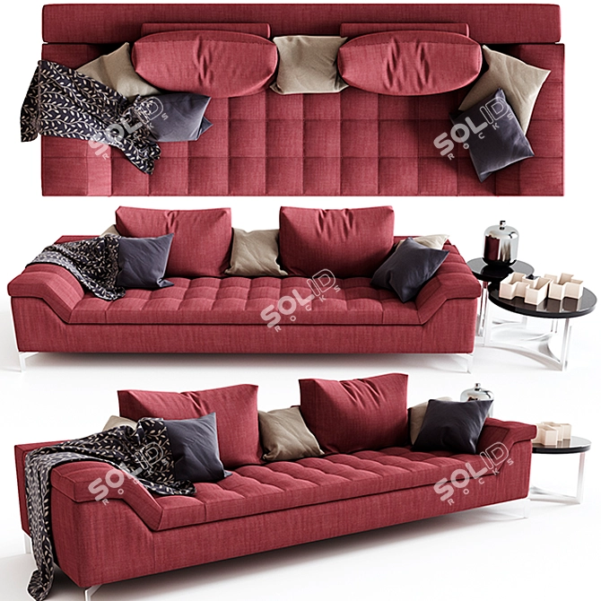 Casadesus Sofa CINE: Comfort and Chic 3D model image 1