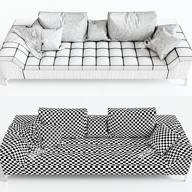 Casadesus Sofa CINE: Comfort and Chic 3D model image 3
