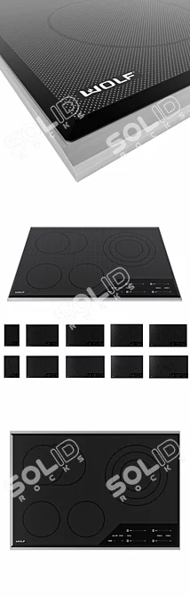 11 Wolf Cooktops + 6 Whirlpool Brastemp Stoves and Cooktops Collection 3D model image 2