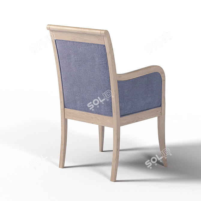Coventry Armchair: Elegant Comfort for Your Home. 3D model image 2