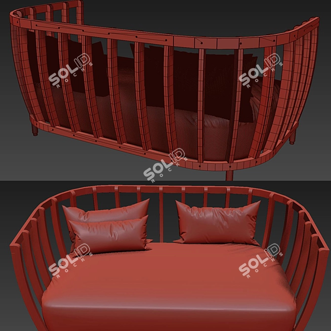 Modern Swing Sofa - Ethimov 3D model image 2