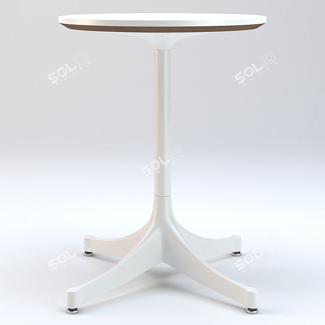 George Nelson Mid-Century Side Table 3D model image 2
