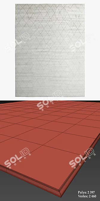 Restoration Hardware Rugs: Timeless Elegance 3D model image 3