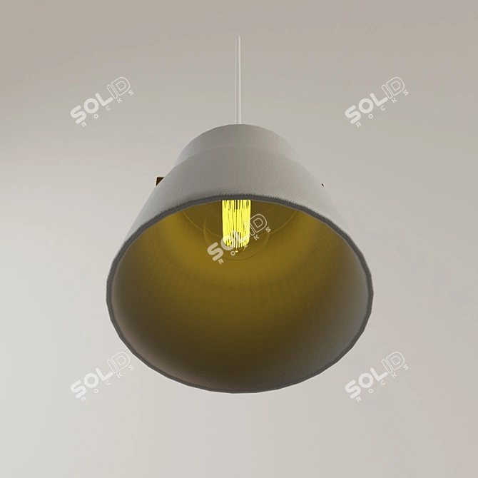 Loft-Style Luminaire 3D model image 2