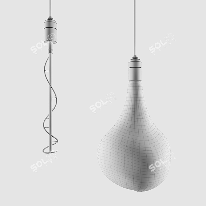Tala Voronoi3 Dimmable LED Lamp 3D model image 2