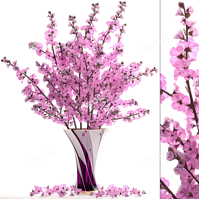Cherry Blossom Delight 3D model image 1
