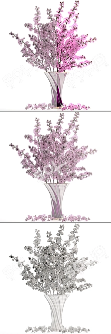 Cherry Blossom Delight 3D model image 3