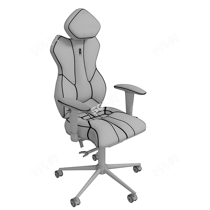 Regal Comfort Armchair with Kulik System 3D model image 2