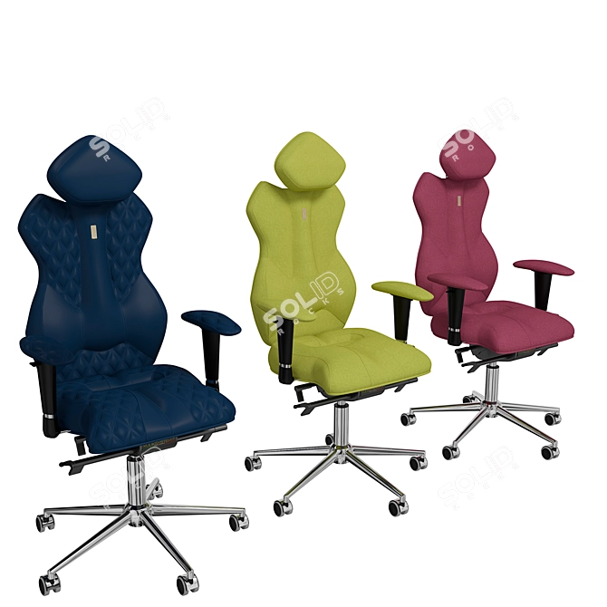 Regal Comfort Armchair with Kulik System 3D model image 3