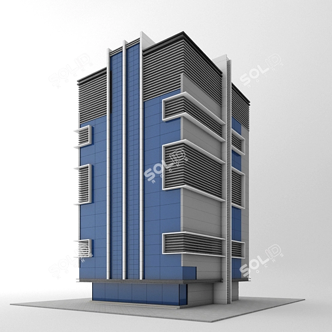 Skyline Office Tower 3D model image 1