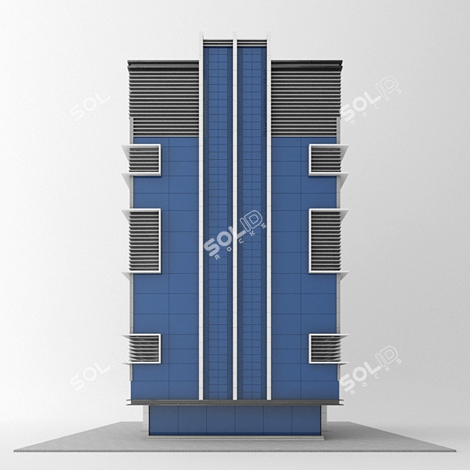 Skyline Office Tower 3D model image 2