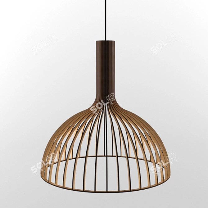 Lisa Modern Light Fixture 3D model image 1