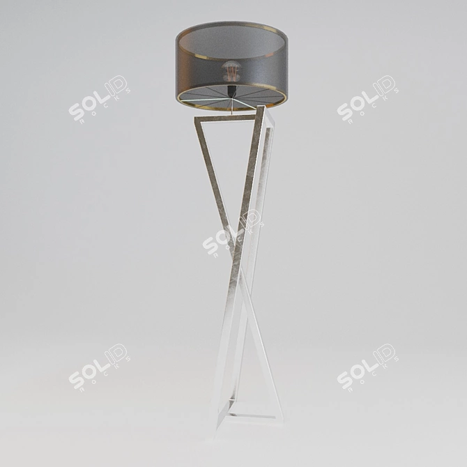 Elegant Floor Lamps - 5 Premium Materials 3D model image 3