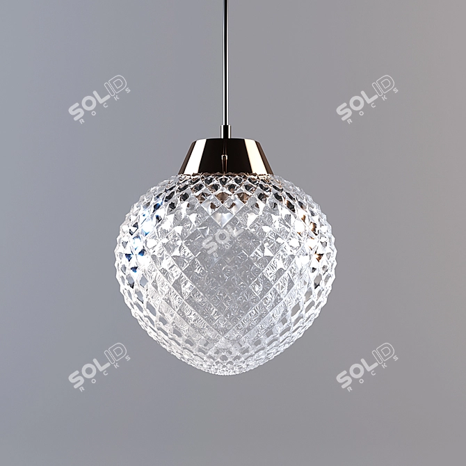 Maison Père Chandelier: Elegant Luminary 3D model image 1