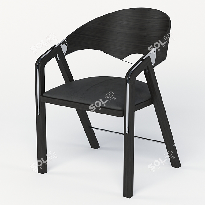 Elegant Silla Spinnacker Chair 3D model image 1