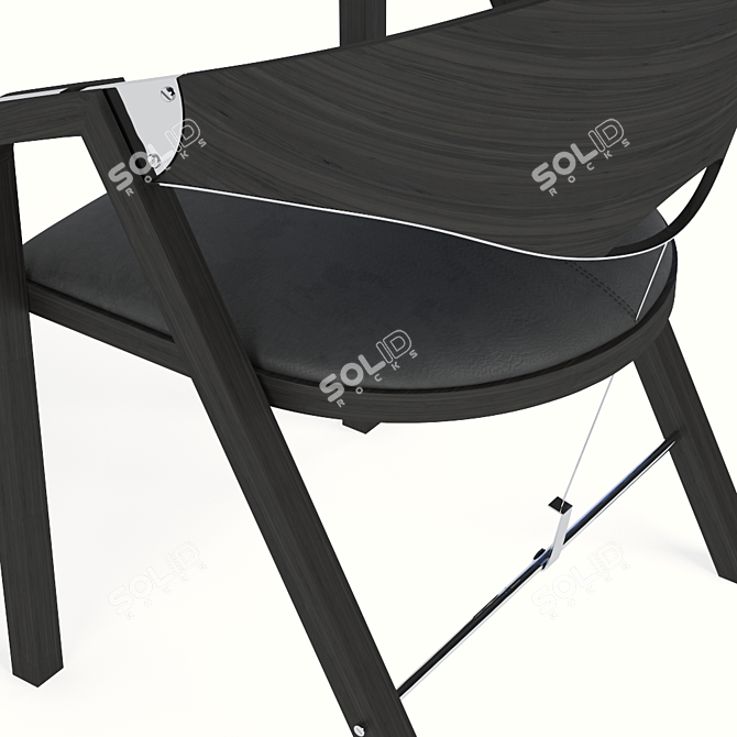 Elegant Silla Spinnacker Chair 3D model image 2