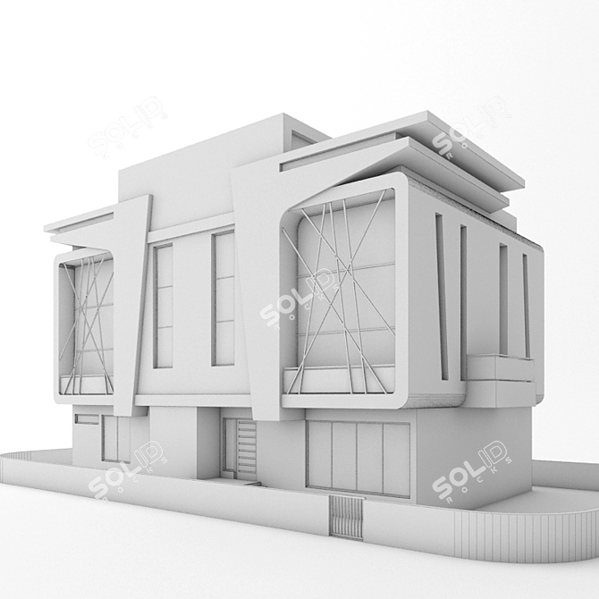 Cozy Retreat: Bungalow 2 3D model image 3