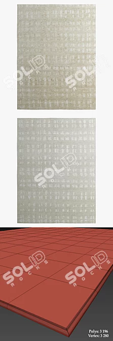 Restoration Hardware Rugs Collection 3D model image 3