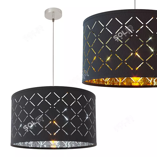 Elegant Clarke Pendant Light 3D model image 3